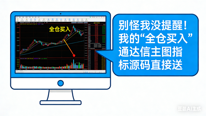 别怪我没提醒！我的“全仓买入”通达信主图指标源码直接送，但用之前这几点你必须知道！-牛指标